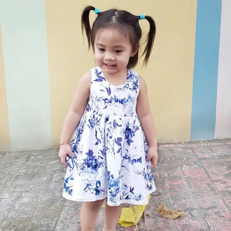 Iris Dress in Into the Garden Print