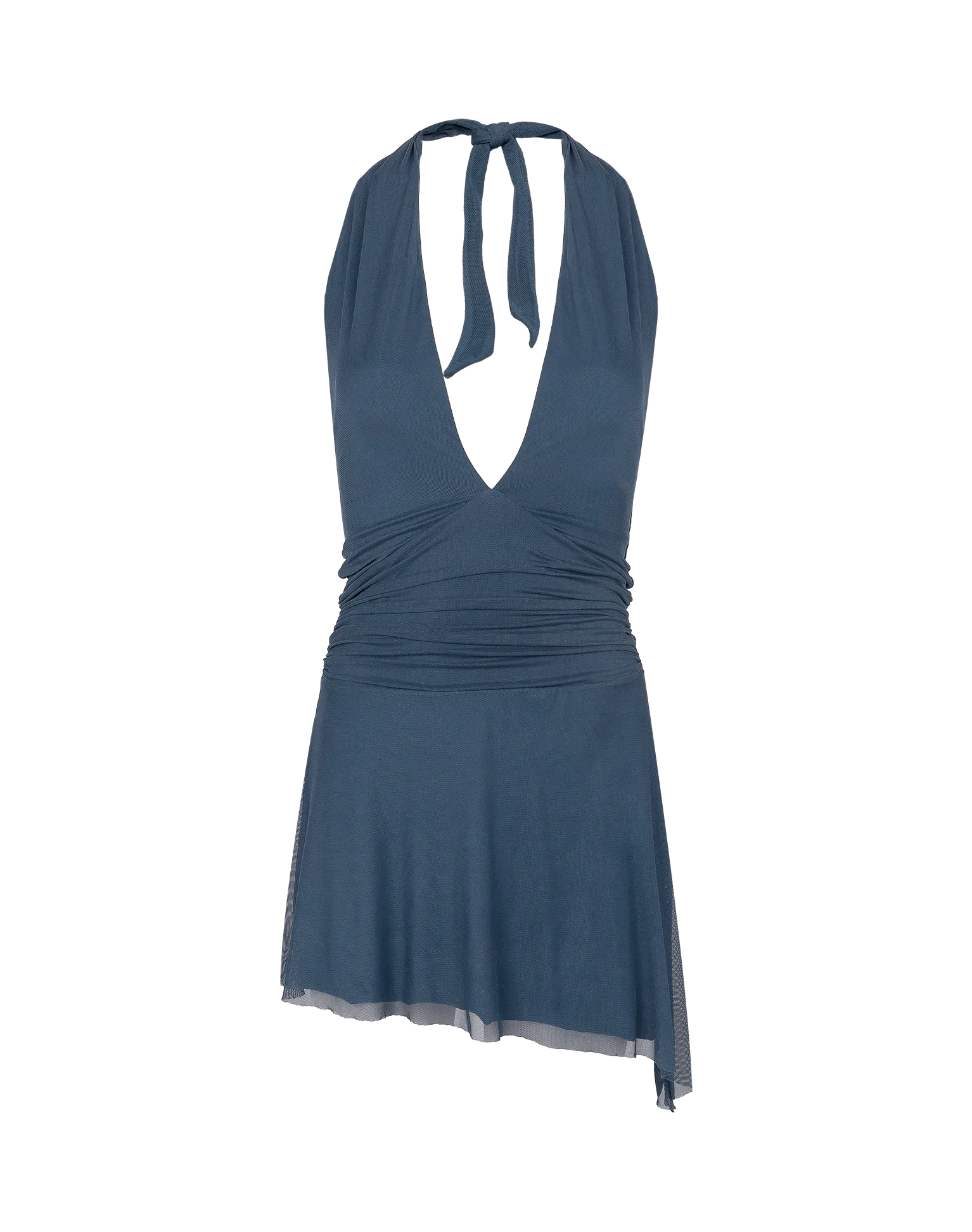 Nina Short Halter Dress - Bayside