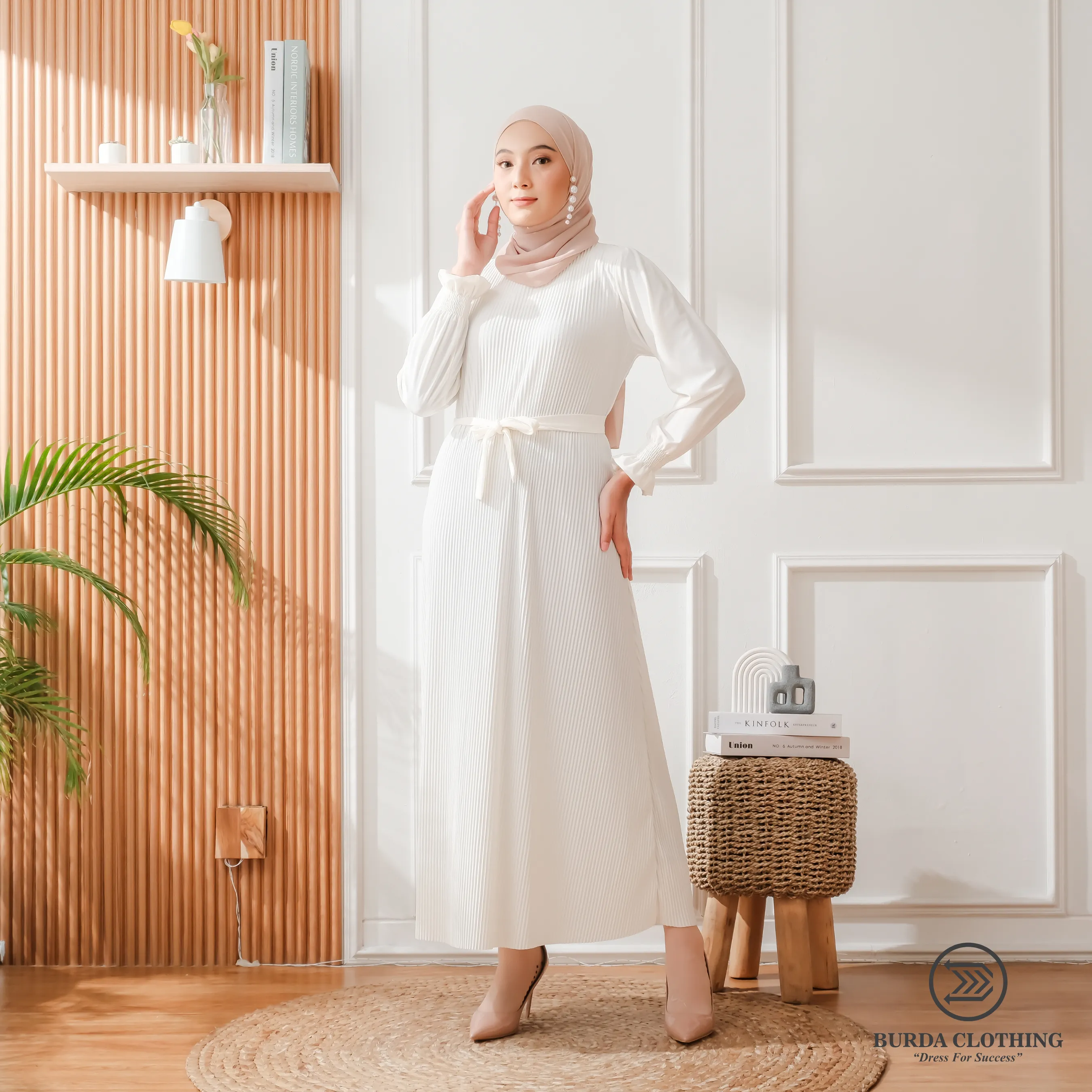 Women's Plain Dress White
