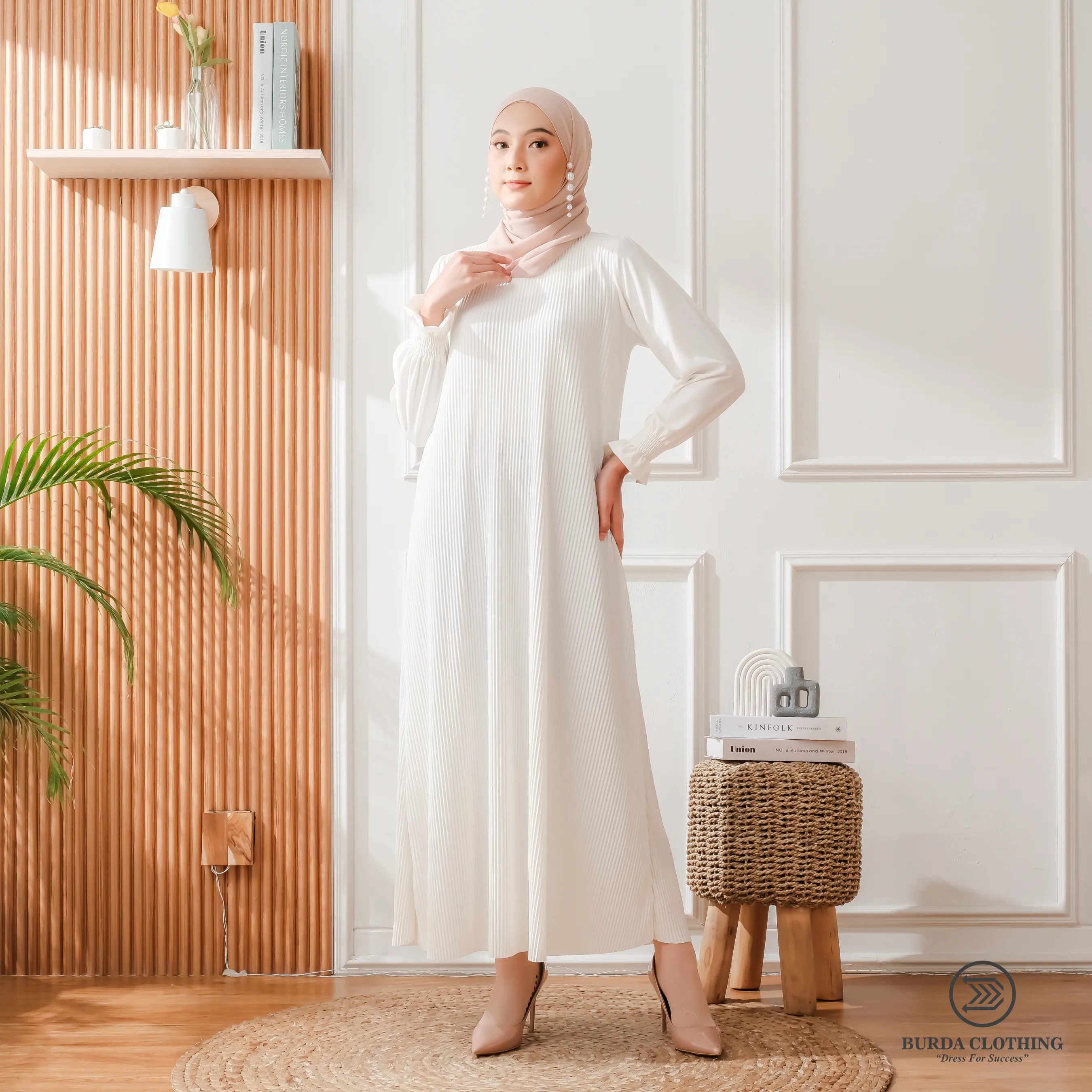 Women's Plain Dress White