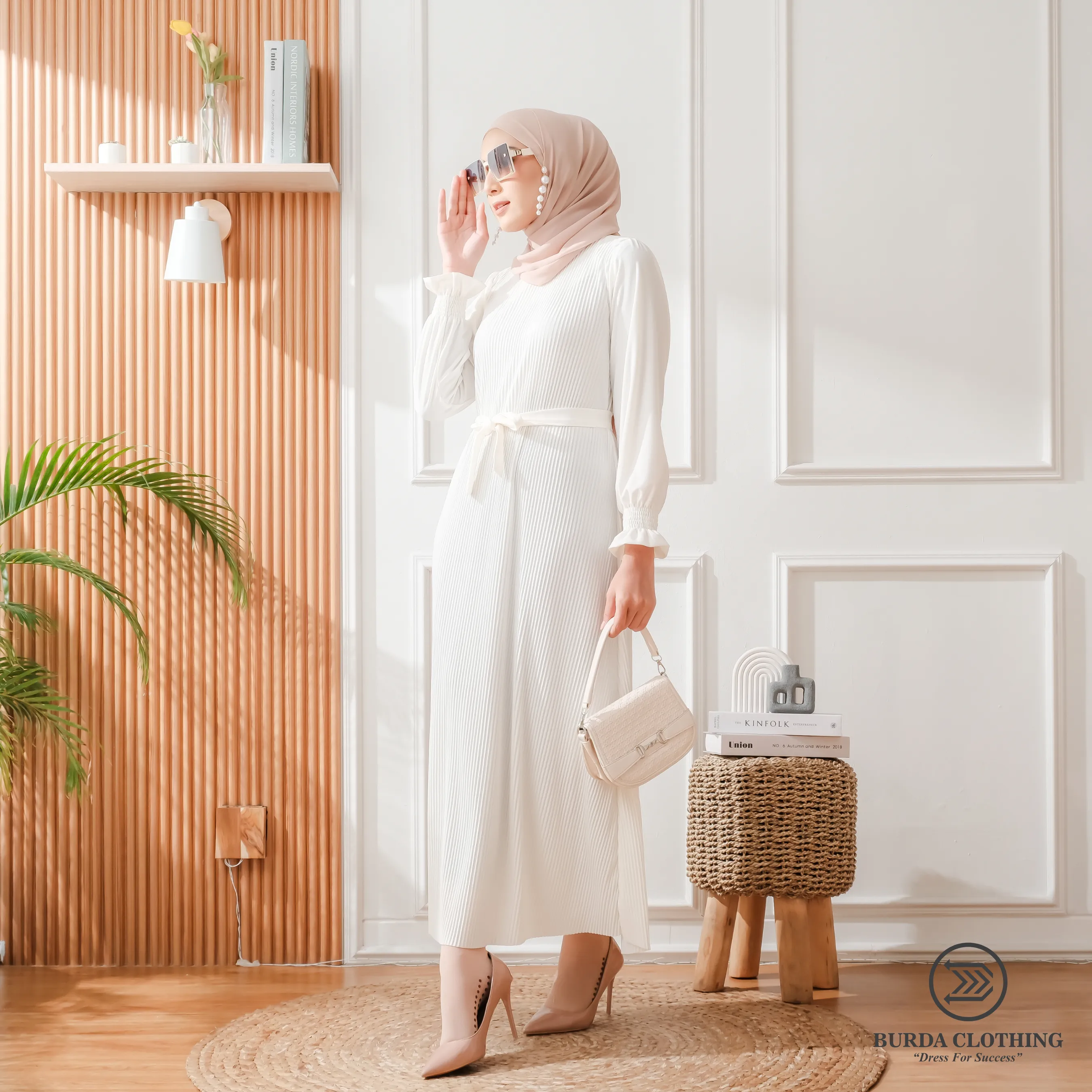 Women's Plain Dress White