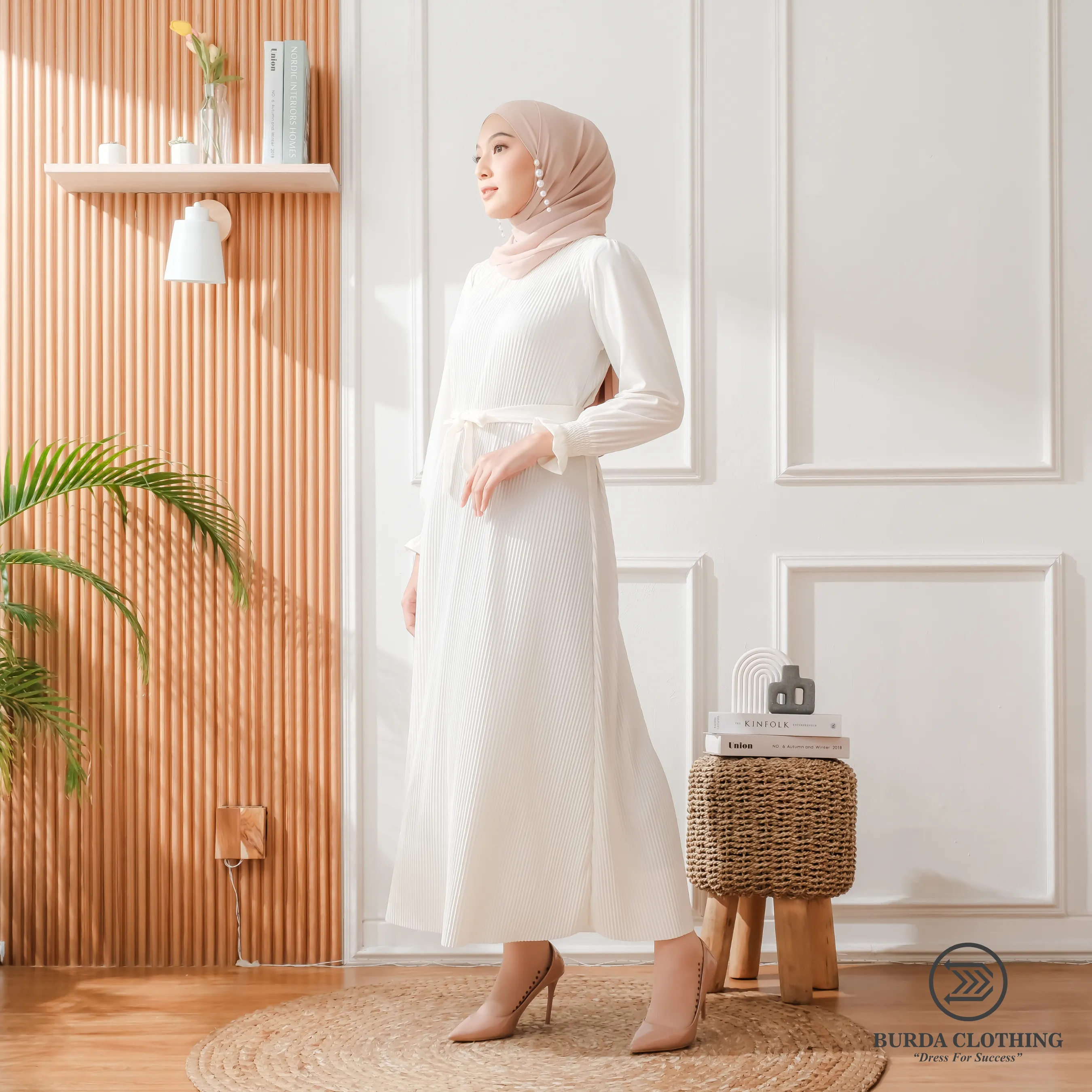 Women's Plain Dress White